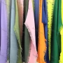 Wholesale Women's Loose Fit Colorblock Raw Hem Cape preview