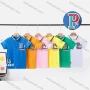 Wholesale Boy's Casual Letter Print Short Sleeve Modal Cotton Polo Shirt preview