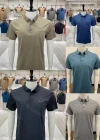 Wholesale Men's Casual Plain Collared Short Sleeve Polo Shirt - Liuhuamall
