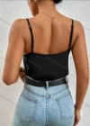 Wholesale Women's Sexy V Neck Guipure Lace Plain Cami Top AY217# - Liuhuamall