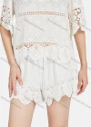 Wholesale Women's Causal Hollow Out Crochet Plain Shorts - Liuhuamall