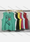 Wholesale Women's Casual Slim Fit Crew Neck Sleeveless Letter Tank Top - Liuhuamall