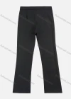 Wholesale Women's Casual Plain Button Closure High Waist Slim Fit Flared Pants - Liuhuamall