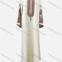 Wholesale Women's Casual Folk Art Embroidery Notched Neck Rhinestone Decor Long Sleeve Abaya Dress preview