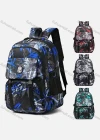 Wholesale Student's Nylon Graffiti Durable Water Resistant School Book Bag Laptops Backpack - Liuhuamall