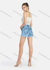 Wholesale Women's Casual Plain Round Neck Mesh Knit Crop Cami Top - Liuhuamall