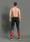 Wholesale Men's Athletic Workout Elastic Waist Ankle Length Gym Running Leggings N201# - Liuhuamall