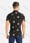 Wholesale Men's Casual Slim Fit Short Sleeve Floral Print Button Down Shirt - Liuhuamall