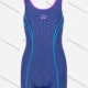 Wholesale Women's Cut Out Back One Piece Boyleg Tank Swimsuit Blue Clothing Wholesale Market Liuhua