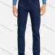 Wholesale Men's Casual Plain Pockets Straight Leg Jean Dark Blue Clothing Wholesale Market Liuhua
