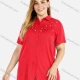 Wholesale Women's Cotton Collared Sequin Embroidery Short Sleeve Shirt 3# Clothing Wholesale Market Liuhua