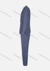 Wholesale Men's Formal Plain One Button Pockets Lapel Slim Fit Blazer & Trousers 2 Piece Sets - Liuhuamall