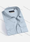 Wholesale Men's Casual Plain Long Sleeve Button Down Collared Shirts HT2225-3# - Liuhuamall