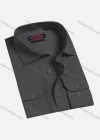 Wholesale Men's Casual Plain Long Sleeve Shirts 6922-5# - Liuhuamall