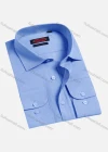 Wholesale Men's Casual Plain Long Sleeve Shirts 6922-5# - Liuhuamall