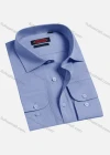 Wholesale Men's Casual Plain Long Sleeve Shirts 6922-5# - Liuhuamall