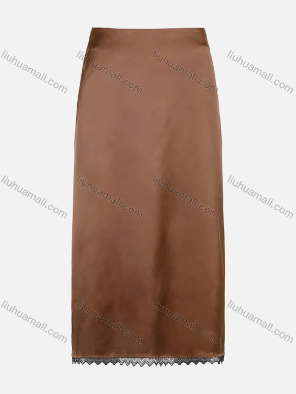 Women's Casual High Waist Long Skirt