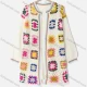Wholesale Women's Casual Long Sleeve Floral Cable Knit Hollow Out Cardigan LO16# Multi-color Clothing Wholesale Market Liuhua