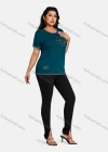Wholesale Women's Elegant Round Neck Floral Embroidery Short Sleeve T-Shirt - Liuhuamall