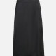 Women's Casual High Waist Long Skirt Black Clothing Wholesale Market -LIUHUA