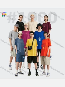 Wholesale Men's Casual Plain Round Neck Short Sleeve Unisex Combed Cotton T-Shirts 1000S20#, LIUHUA CLOTHING WHOLESALE
