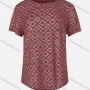 Wholesale Women's Casual Round Neck Short Sleeve Embroidered Plain T-Shirt preview