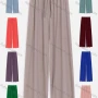 Wholesale Women's Casual Rib-Knit High Waist Drawstring Plain Pant preview