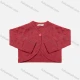 Wholesale Baby's Long Sleeve One Button Plain Sweater Cardigan 29# Clothing Wholesale Market Liuhua
