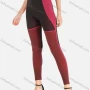 Wholesale Women's Casual High Waist Elastic Colorblock Cropped Leggings preview