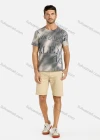 Wholesale Men's Fashion Letter Graphic Round Neck T Shirt - Liuhuamall