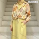 Wholesale Women Plus Size 2 Piece Outfit Printed Shirt Sleeveless Vest Dress Summer Casual Elegant Champagne Clothing Wholesale Market Liuhua
