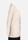 Wholesale Women's Plain Rib-knit Long Sleeve Open Front Dual Pocket Cardigan - Liuhuamall