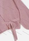 Wholesale Women's Casual Lantern Plain Sweater Cardigan - Liuhuamall