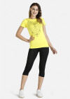 Wholesale Women's Causal Short Sleeve Round Neck Paisley Print T-Shirt - Liuhuamall