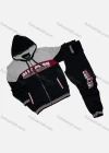 Wholesale Men's Casual Hooded Zipper Jacket & Sweatpants 2-piece Set HR-2423,RJ-2411# - Liuhuamall