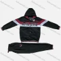 Wholesale Men's Casual Hooded Zipper Jacket & Sweatpants 2-piece Set HR-2425# preview