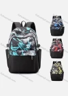 Wholesale Student's Nylon Graffiti Durable Water Resistant School Book Bag Laptops Backpack - Liuhuamall