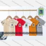 Wholesale Boys Letter Graphic Round Neck Short Sleeve T-shirt 6176# preview