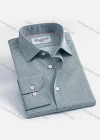 Wholesale Men's Bussiness Collared Long Sleeve Button Down Allover Print Dress Shirts - Liuhuamall