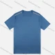 Wholesale Men's Plain Round Neck Dry Fast Breathable Short Sleeve Sport T-Shirt Blue Clothing Wholesale Market Liuhua