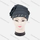 Wholesale Women's Plain Pearl Decor Tiered Arabic Muslim Hijab Turban Cap 4# Clothing Wholesale Market Liuhua