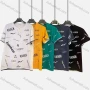 Wholesale Men's Plus Size Round Neck Short Sleeve Letter Print T-Shirt 3838# preview