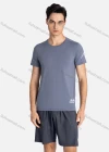 Wholesale Men's Sporty Crew Neck Breathable Plain Quick Drying T-shirts - Liuhuamall