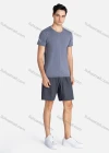 Wholesale Men's Sporty Crew Neck Breathable Plain Quick Drying T-shirts - Liuhuamall