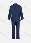 Wholesale Kid's Formal Plain Lapel Double Breasted Pockets Blazer & Vest & Pant 3 Pieces Suit Set 32013-65# - Liuhuamall