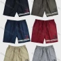 Wholesale Men's Drawstring Plain Striped Letter Print Elastic Waist Shorts 8887# preview
