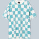 T-shirt Clearance Sale Light Blue Clothing Wholesale Market -LIUHUA