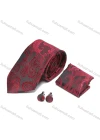 Wholesale Men's Business Paisley Embroidered Ties & Pocket Square & Cufflinks Sets - Liuhuamall