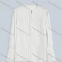 Wholesale Women's Casual Plain Lace Appliques Long Sleeve Button Down Shirt preview