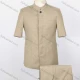 Wholesale Men's Plain Button Front Short Sleeve Patch Pocket Chinese Tunic Suit & Pants 2-Piece Sets BV220305# 1# Clothing Wholesale Market Liuhua
